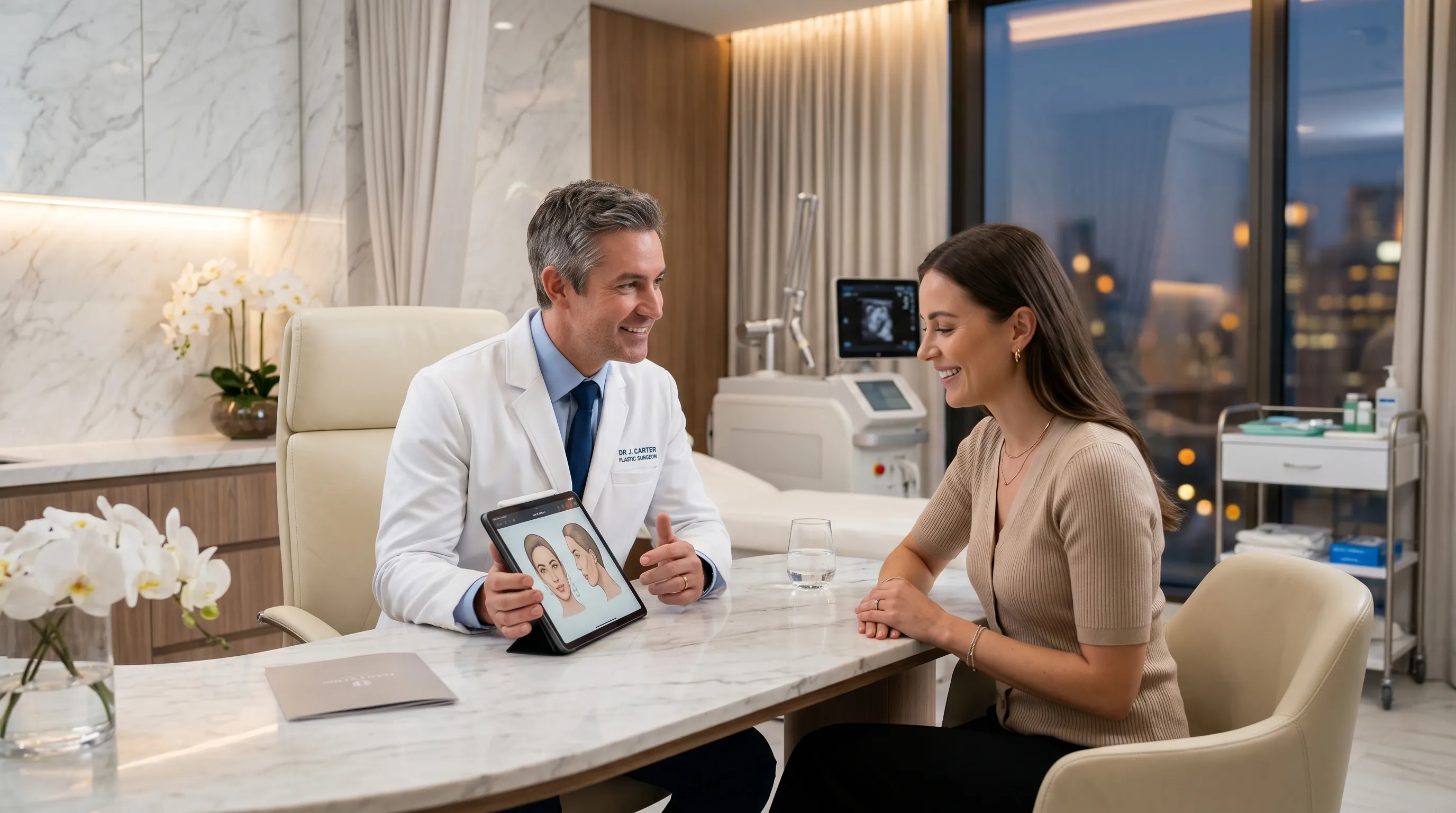 Dr. Jeffrey Haynes, D.C. conducting examination